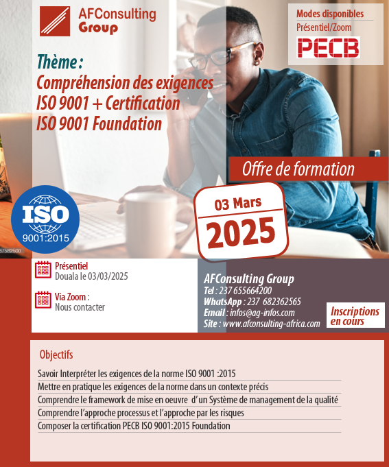 Flyers Exigences ISO 9001